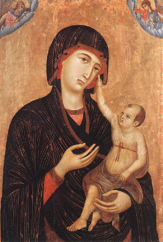 Duccio di Buoninsegna Madonna with Child and Two Angels (Crevole Madonna) dfg Germany oil painting art